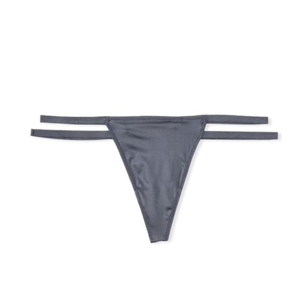 ‼️NWT‼️Victorias Secret Very Sexy Double Strap Gray V String Size X Small